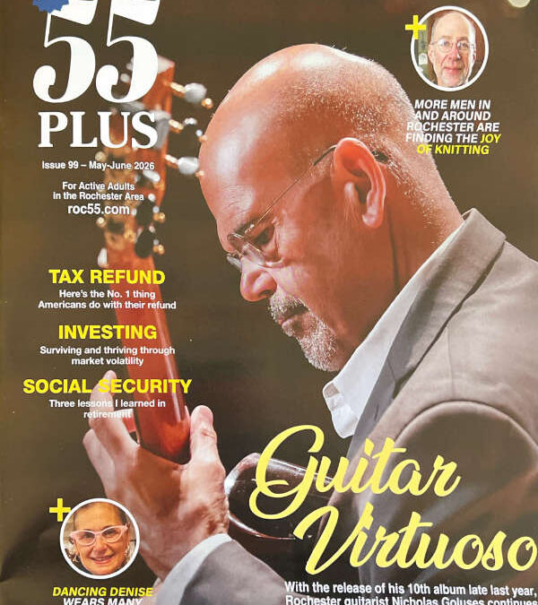 55 Plus magazine cover May-June 2026